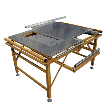 90 KG Gewicht Vertikaler Stil Portable Schiebetisch Säge Maschine für Holz schneiden Panel