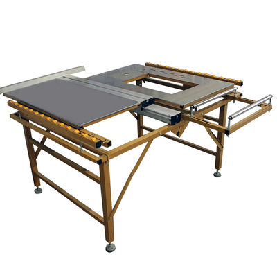 90 KG Gewicht Vertikaler Stil Portable Schiebetisch Säge Maschine für Holz schneiden Panel