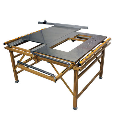 90 KG Gewicht Vertikaler Stil Portable Schiebetisch Säge Maschine für Holz schneiden Panel