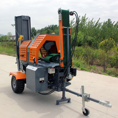 Holzschneidemaschine mit Benzin-Feuerholzverarbeitungsmaschine