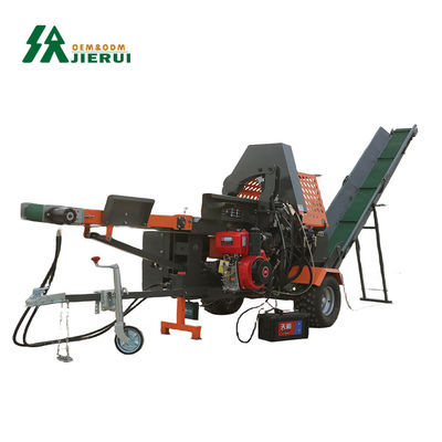 18 PS Benzin-Logsplitter und Holzschredder zum Schneiden von Holzzweigen