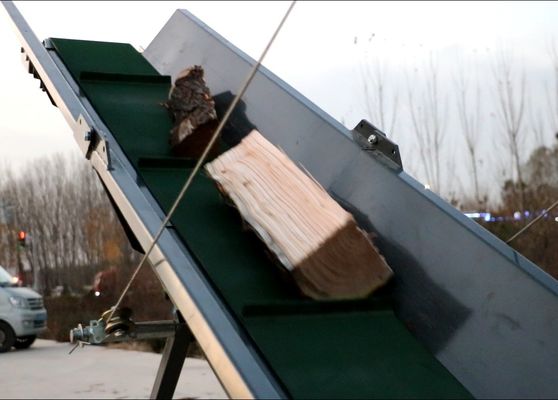 18 PS Benzin-Logsplitter und Holzschredder zum Schneiden von Holzzweigen