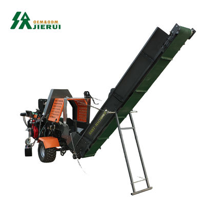 Schnellkettensäge Elektrische 15 kW Holzbaumsplitter 6S Feuerholzverarbeiter