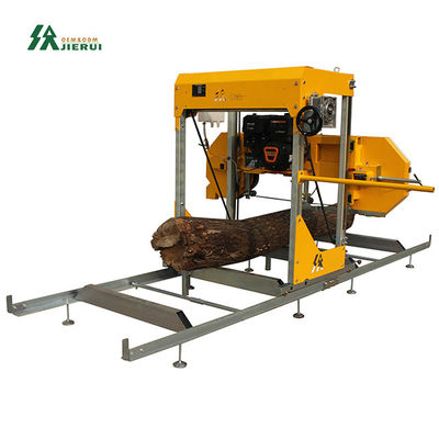 JIERUI Portable Sawmill für Holzschneidband Säge und hydraulisches System enthalten