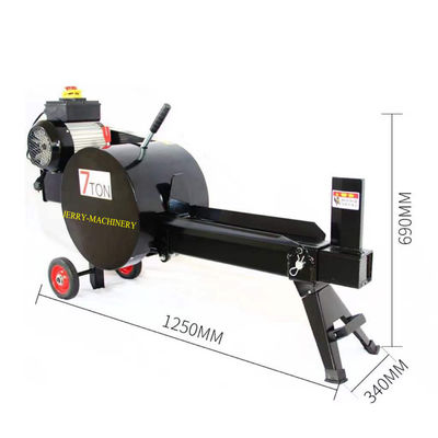 Elektrische Holzspalter 7 Tonnen Horizontale Holzspaltmaschine Schnelle Brennholzverarbeiter