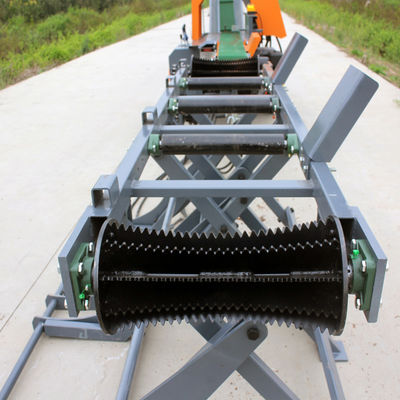 Hydraulischer Brennholzverarbeiter mit Baumstammheber und Baumstammtisch 300 kg Kapazität Modell