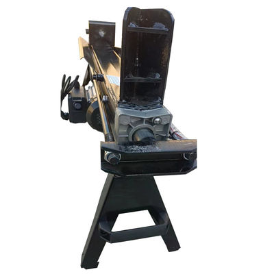 Elektromotorische Holzspaltmaschine Mobiler Brennholzprozessor Hydraulischer Baumstammspalter