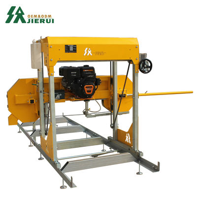 Portable Sawmill Trailer Schneidmaschine für Präzisionsholzschneiden auf Jerry Sawmill