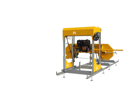 Portable Sawmill Trailer Schneidmaschine für Präzisionsholzschneiden auf Jerry Sawmill