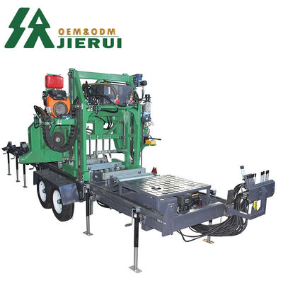 Design Benzin Hydraulic PLC 30HP Portable Sawmill für Holzschneiden Bandsäge in 27 Zoll