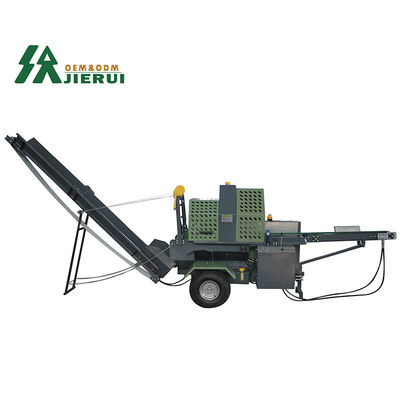 Automatischer Brennholzverarbeiter Elektromotor Holzspalter für Bauarbeiten